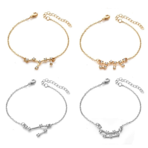 NEW Scorpioβ Gold Crystal Constellation Necklace - Picture 4 of 8